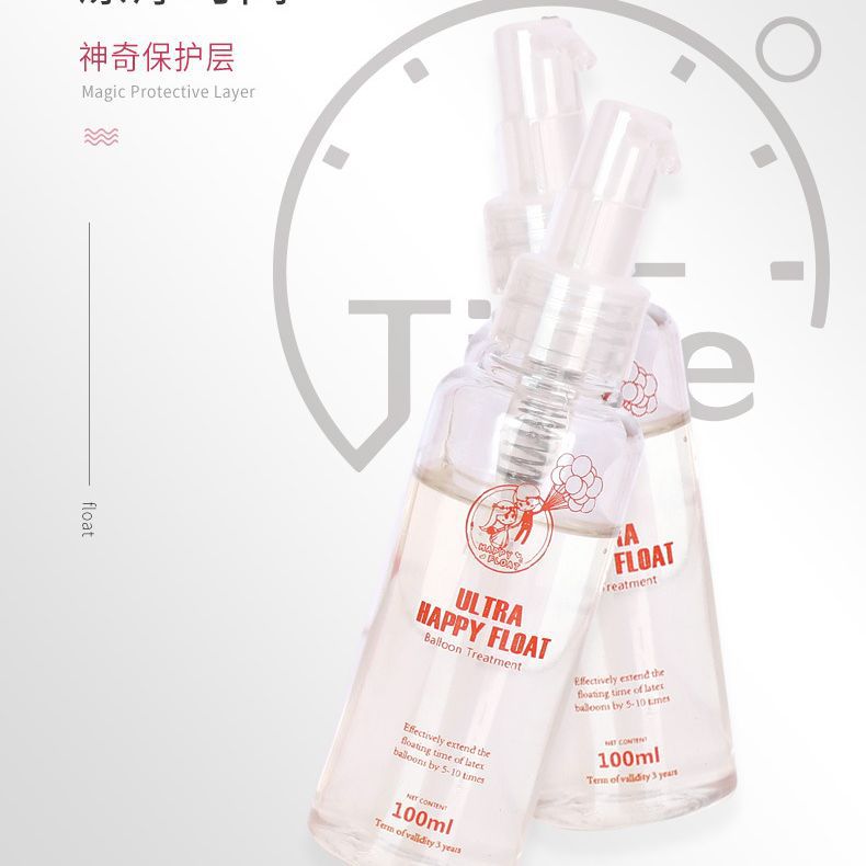 Líquido protector para globos con helio