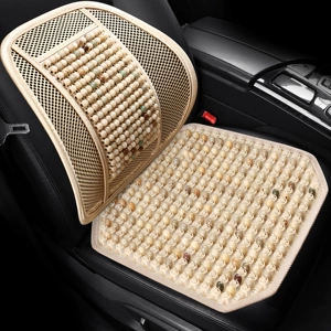 Cross-Border Bodhi Seed Jade Car Headrest Lumbar Support Home Office Seat New Lumbar Pillow Cushion Car Cushion