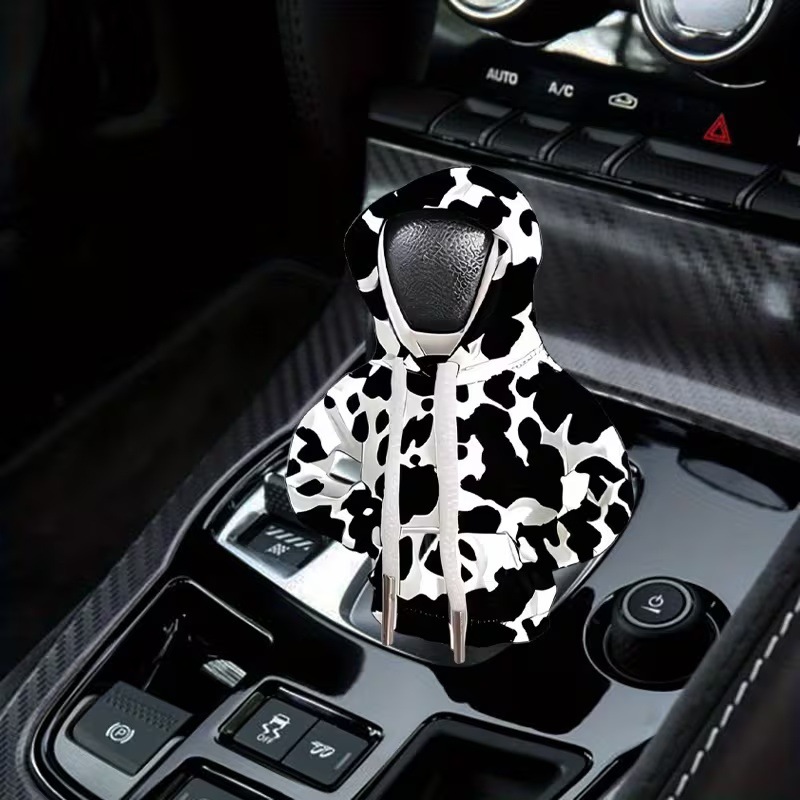 New cross-border creative car gear shift cover decoration, mini hoodie for gear lever, handbrake gear shift cover