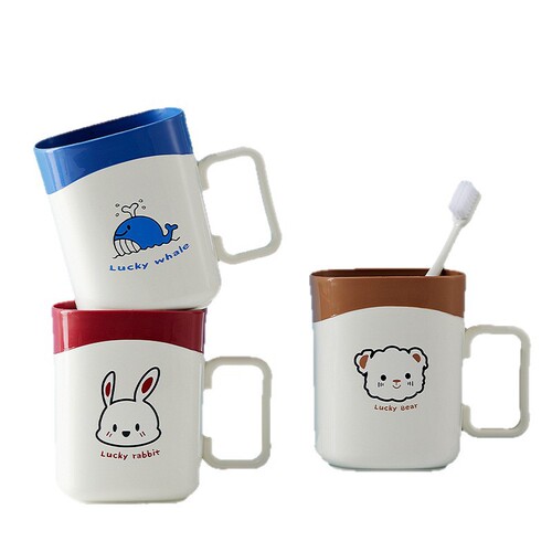Toothbrush cup plastic tooth cup minimalist home use brushing oral care toothbrush cup couple Nordic style tooth mug cup tooth bucket