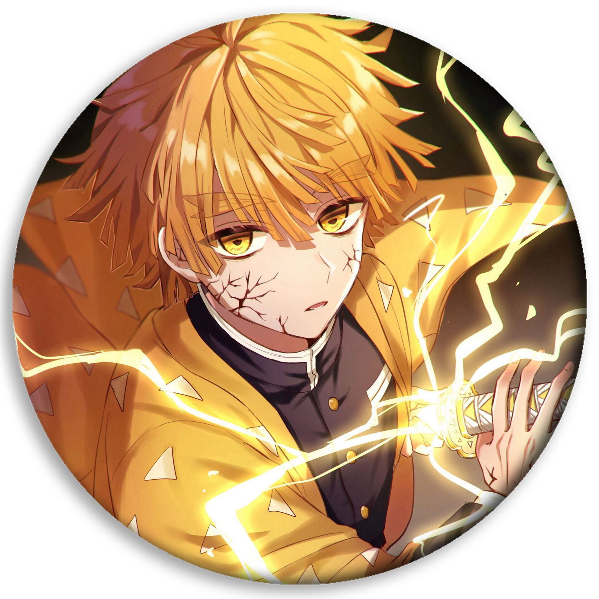 Ghost Blade insignia anime periférico carbón Zhilang usted frijoles mi esposa Shan Yi insignia barra redonda colgante