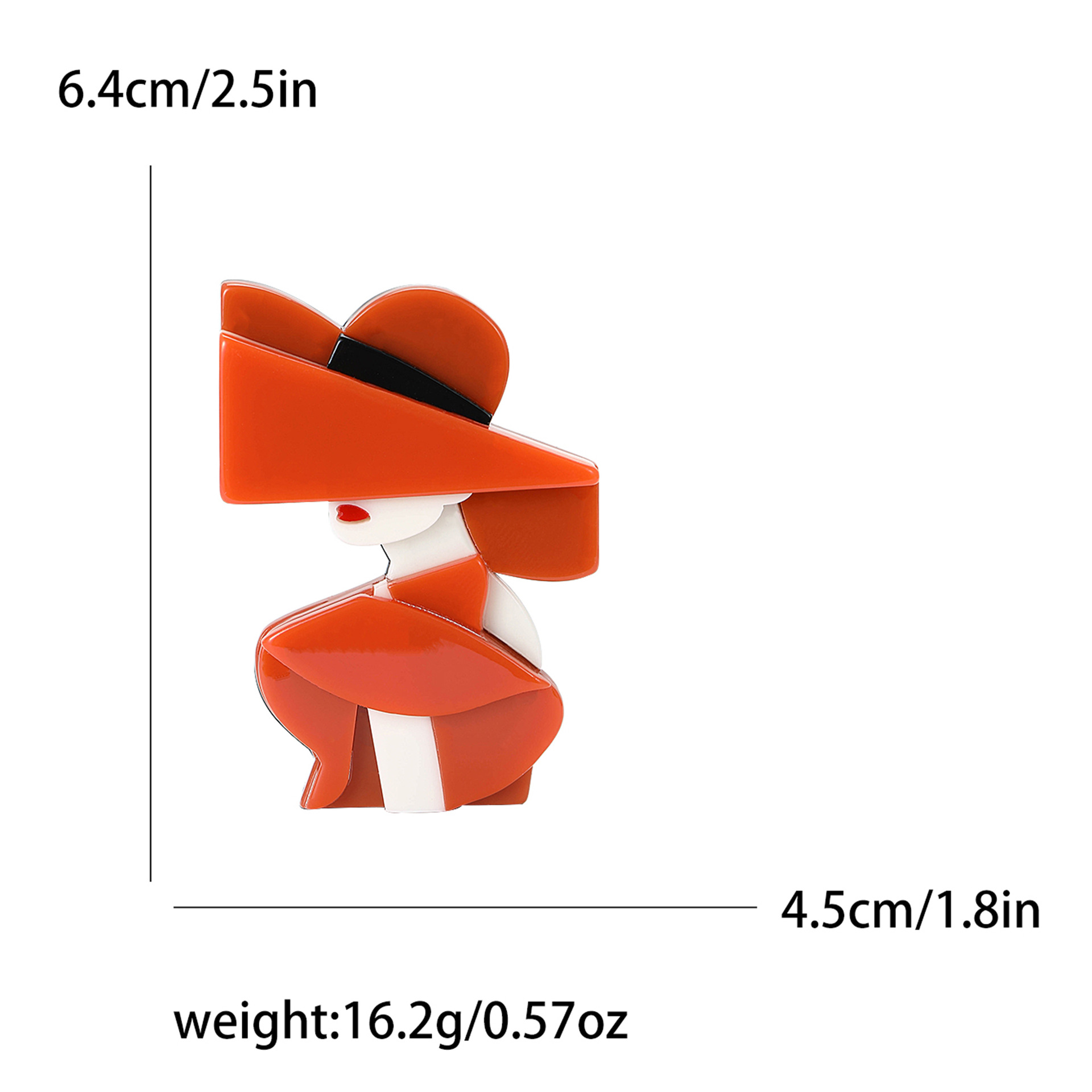 20g Weight Brooches Classification Party, Street Occasion Acrylic Material Cartoon Character Pattern Women's Gender Enamel Design Cartoon Style Style Cartoon Style Pin Cartoon Character Arylic Enamel Women's Brooches 1