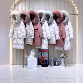 朗曼品牌折扣女装羽绒服尾货清货衣服批发杂款专柜清仓拿货直播