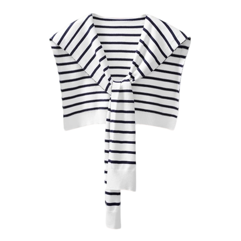 Hombres y mujeres chal de punto primavera y verano con interior coreano de alta calidad sensación universitaria red de viento rojo abrigo de hombro pequeño