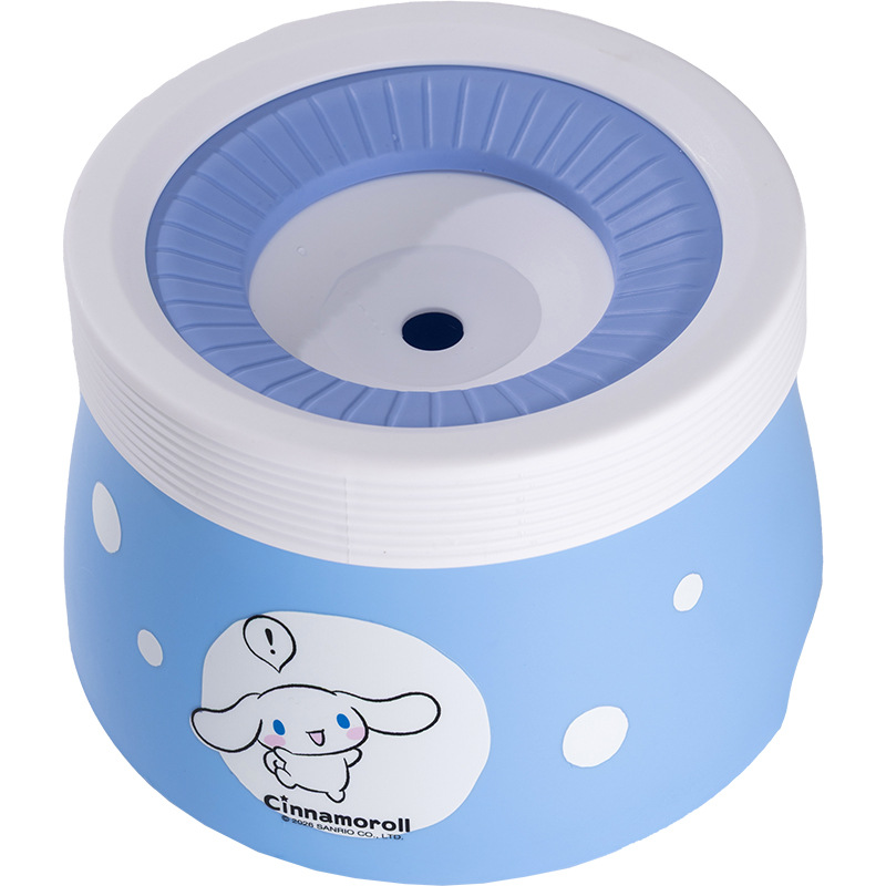 Perro de orejas grandes no se mojará la boca del recipiente de agua de gran capacidad para perros y gatos no se mojará la boca del recipiente de agua de pelo anti-humedad al por mayor