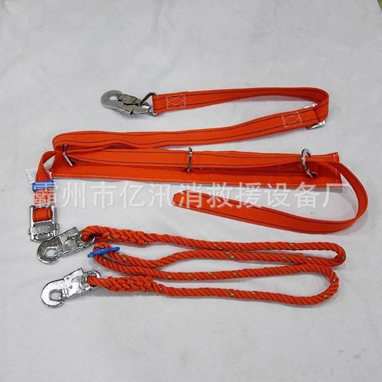 全身吊带五点式安全带重量≤3.5kg设计负荷≥2.67kN配自锁快速扣