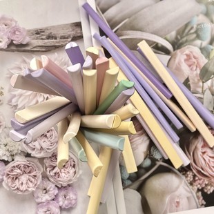 Jinyuan 1/2 semi-circular Macaron 25 color non-foggy paint wax stick 11mm cylindrical wax strip can be matched
