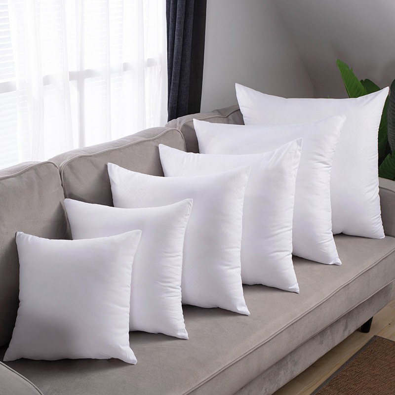 Factory direct sales of large size non-woven cushion pillow core sanding PP cotton waist pillow square hotel cushion pillow core