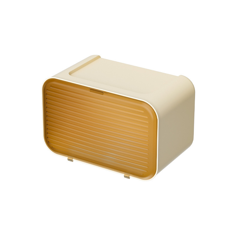 Caja de pañuelos impermeable sin perforaciones, inodoro para el hogar, caja de dibujo de pared simple impermeable, rollo de papel de dibujo de baño