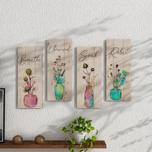 美式乡村木质挂牌墙壁挂农舍家居装饰客厅挂板木板画墙面装饰挂件