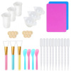 Epoxy resin, crystal, silica gel tools set, measuring cup, mixing stick