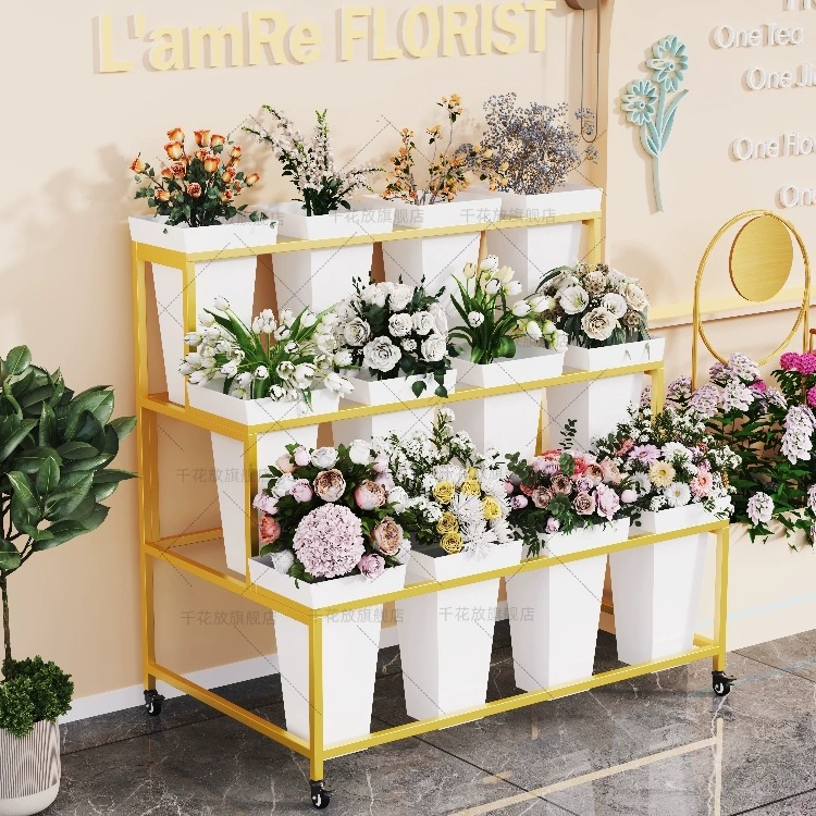 Металлическая подставка для цветов, ведро для цветов, свадебная, современная, новая подставка для цветочного магазина, подставка для цветов, пробуждение цветов, многоярусная