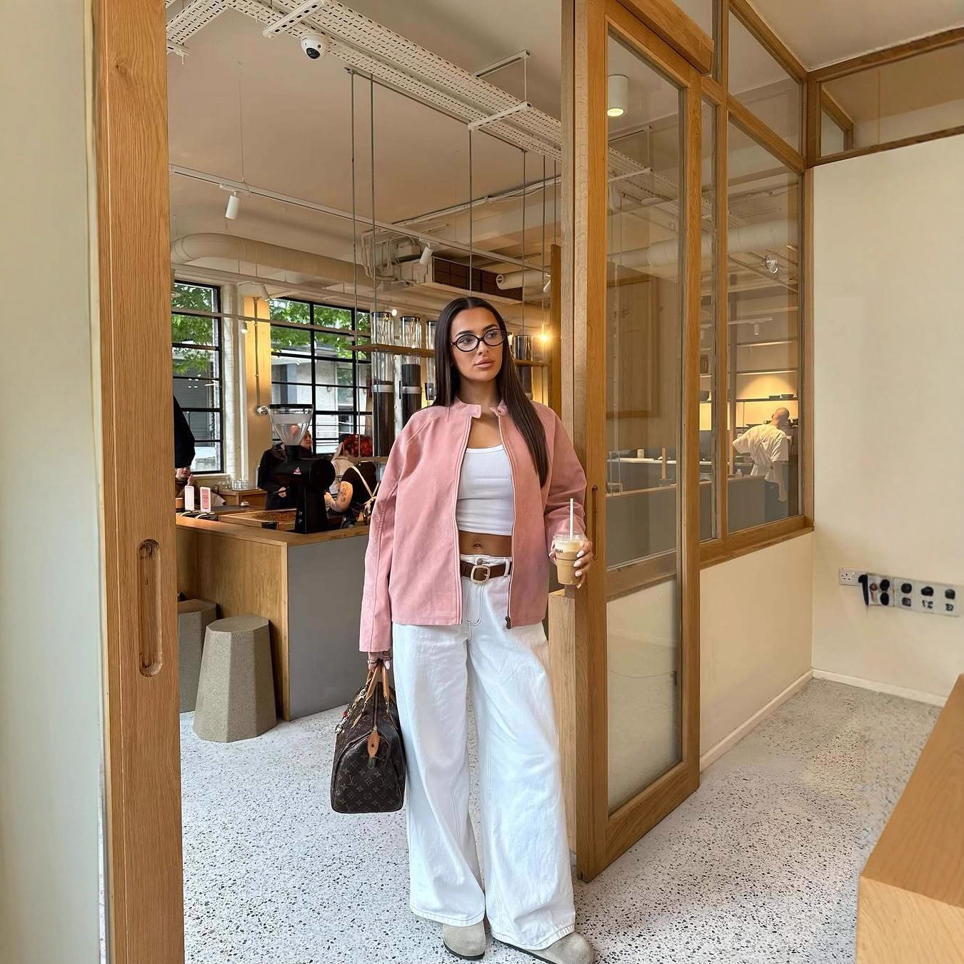 Cross-Border European and American 2025 Autumn and Winter New Women's High-End Fashion Casual Loose Suede Jacket Jacket for Women