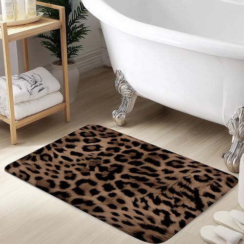 Alfombra de baño retro estadounidense transfronteriza absorción de agua de alta calidad alfombra de franela alfombra de suelo de ducha antisucia