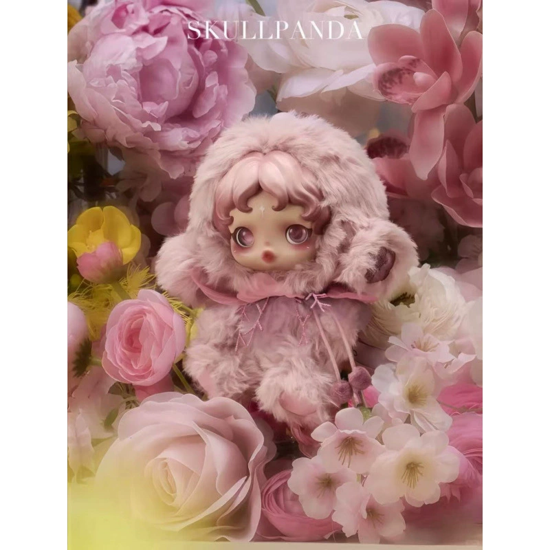 Плюшевый подвесной диверсивный бокс (SKULLPANDA) второе поколение зимней серии Hikari Garden, коллекционные милые куклы