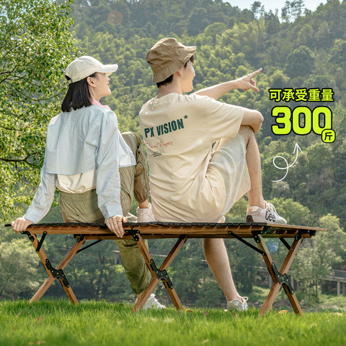 Outdoor folding table aluminum alloy egg roll table portable camping table and chairs leisure picnic table barbecue complete set