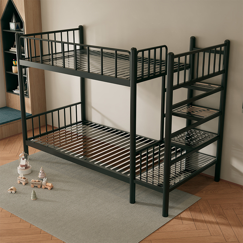 Black stainless steel bed frame + 23 beams