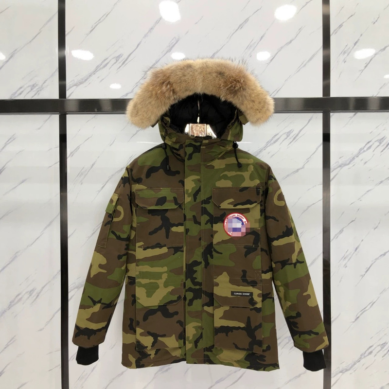 Putian High-End Version New Model 08 Russian-Style down Jacket for Men and Women, Expedition Parka Camouflage Coat