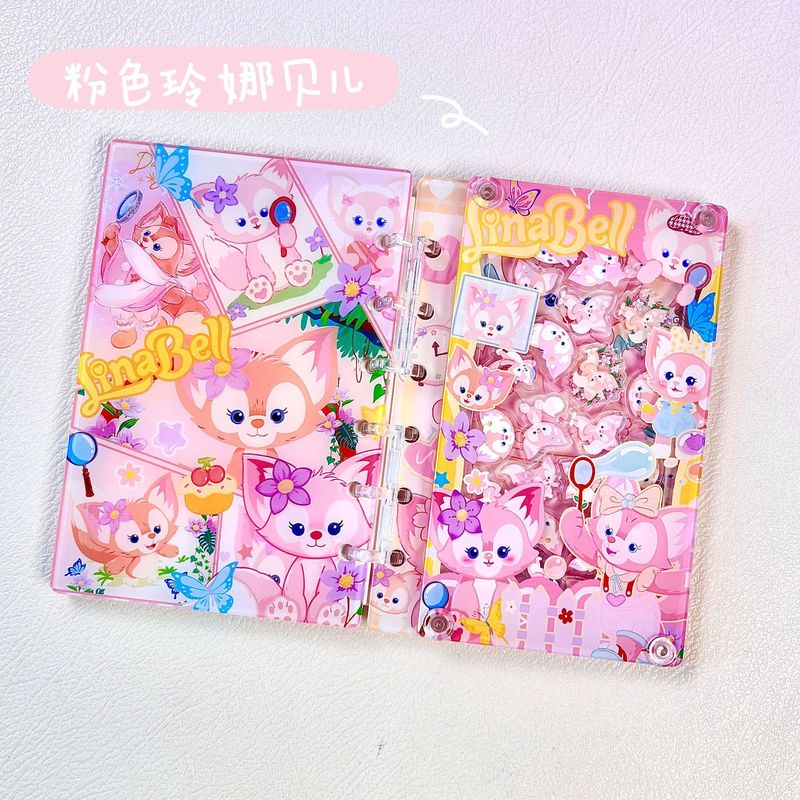 日本の漫画 A7 ルーズリーフノートブックかわいいガーリーハート高価値アニメ学生アクリル|undefined