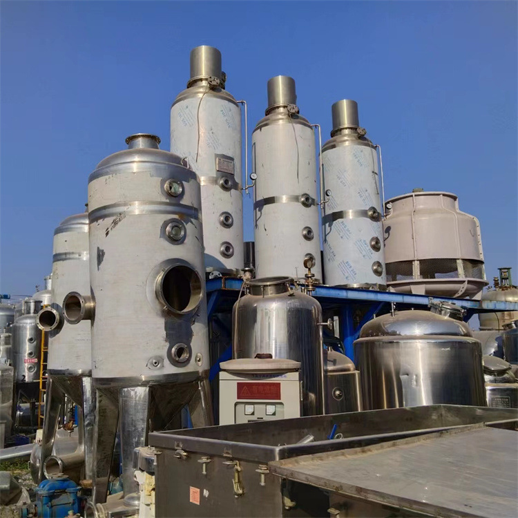 跨境单效双效三效蒸发器二手全钛材废水蒸发器提取蒸发设备