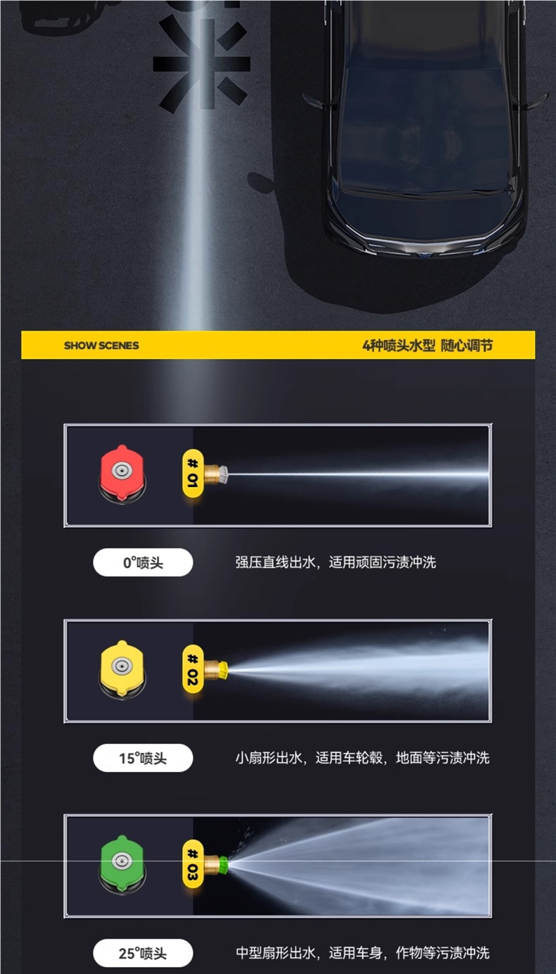 Delixi Car Washing Machine 220V Commercial Car Wash Shop Farm High-Power Ultra-High Pressure Cleaning Machine Water Gun Grab Water Pump