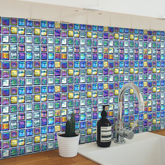 MSC007新款平面馬賽克風格仿真小瓷磚貼家居裝飾自粘即剝即離牆貼