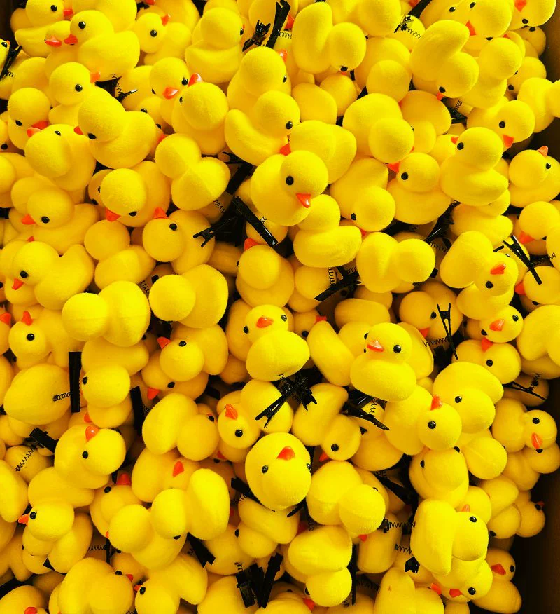 B.Duck, детская заколка для волос, мультяшная игрушка для учеников младших классов, желтая утка, интернет-знаменитость, подарок на день рождения, оптом