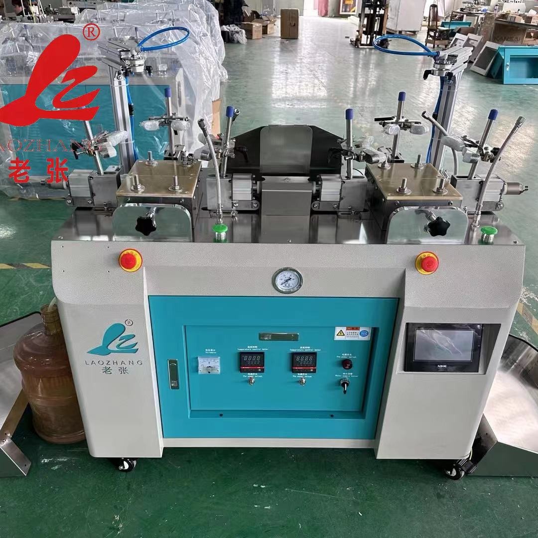 厂家定制自动棒球帽整烫机PLC双头 内置锅炉 自动出蒸汽 电脑控制