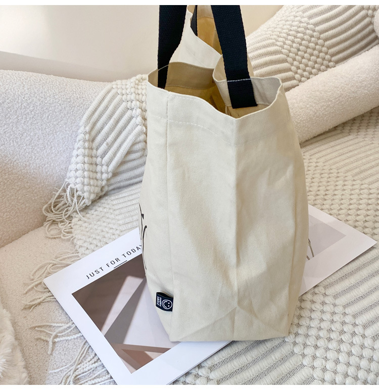 Große Damen Tragetasche Aus Canvas Schultertasche Lässig_voghion.com