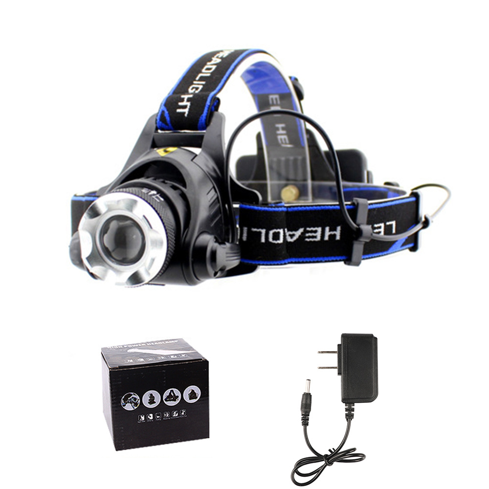 Luz potente, batería de larga duración, sensor, enfoque telescópico, linterna montada en la cabeza, batería de litio recargable por USB, resistente al agua, linterna frontal LED ultrabrillante