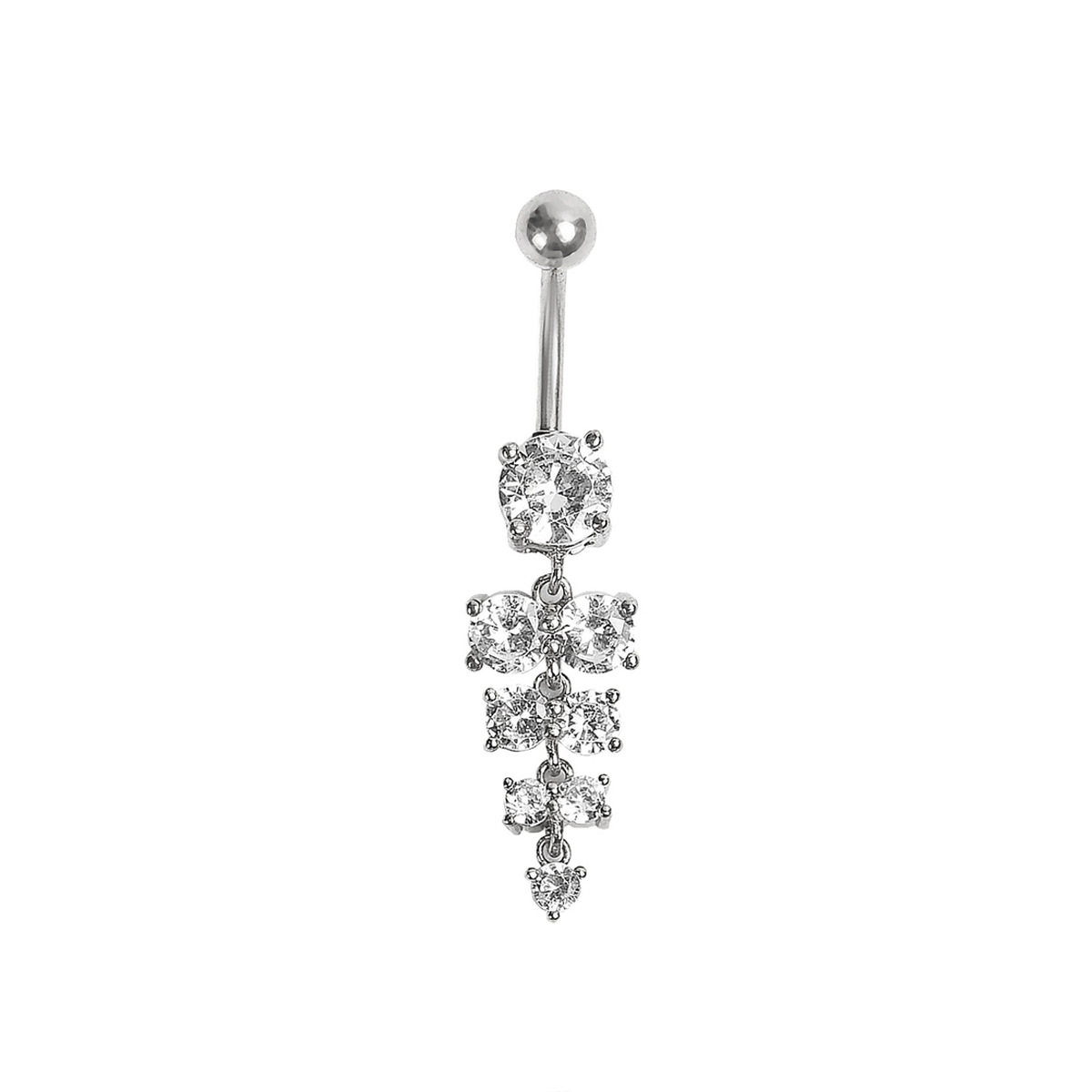 Exquisite Star-shaped Geometric Belly Button Ring For Women_voghion.com
