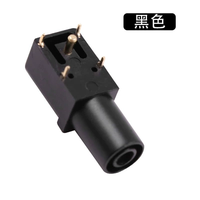 4mm Banana Socket 90 Repair kit - safety-panel-socket-black