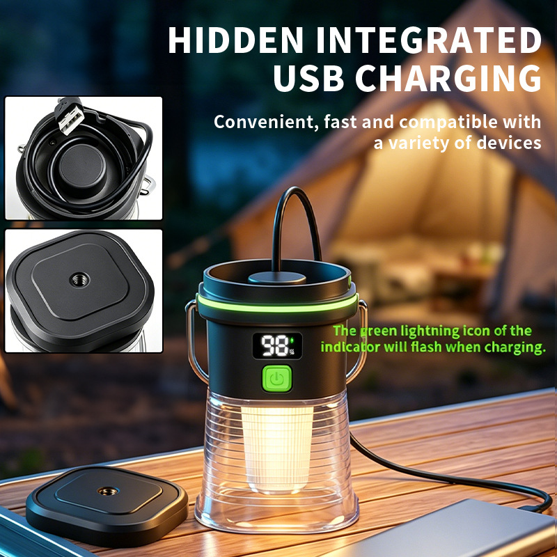 New Cross-border Product LED With Long Battery Life, White, Yellow, And Red Three-color Light Sources, Ambient Light,_desvips.com