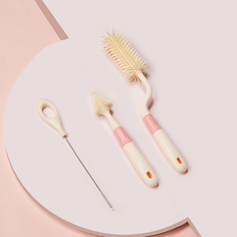 Bottle Beige Brush Set de 3 piezas ☆