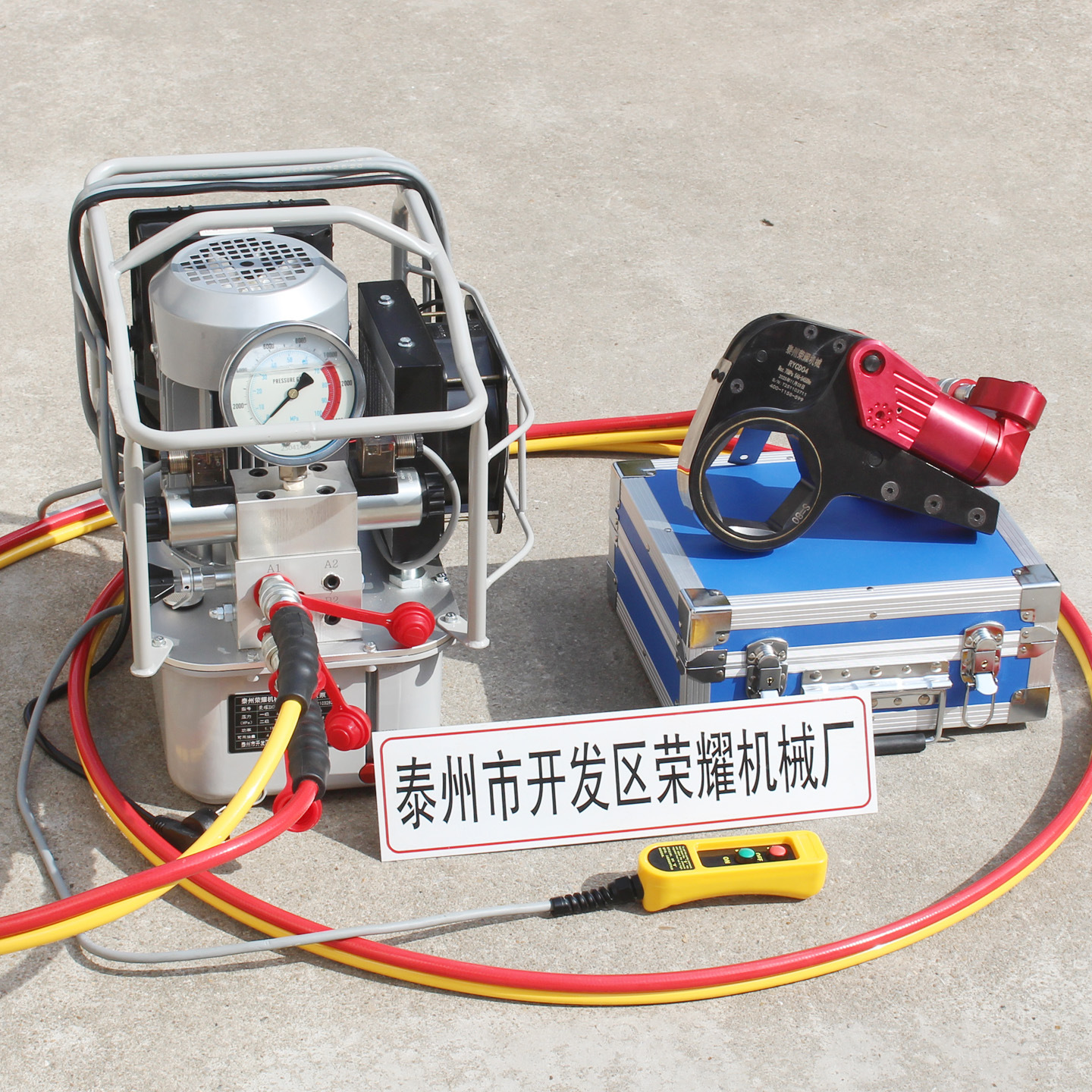 供应液压扳手 大扭矩 重型 电动 航空铝钛合金材料中空型KLCD系列