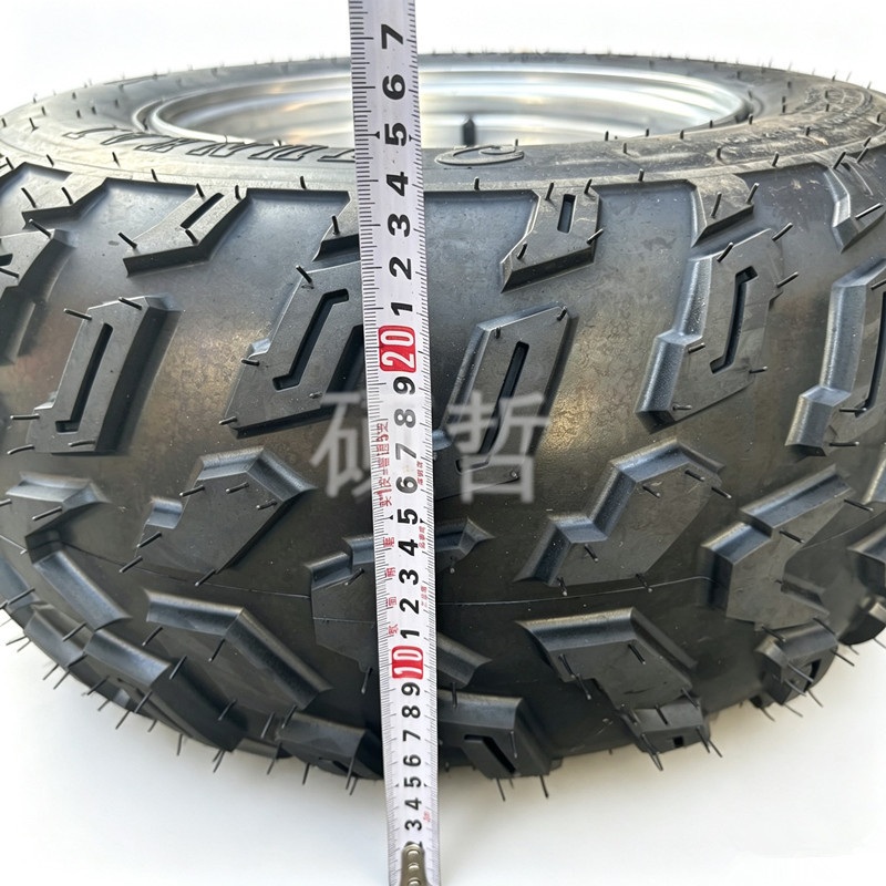 Atv20X 10-10inch Four-Wheel Beach Vehicle Modified with Big Bull Accessories, Thickened Vacuum Off-Road Tires, Aluminum Wheel Hubs