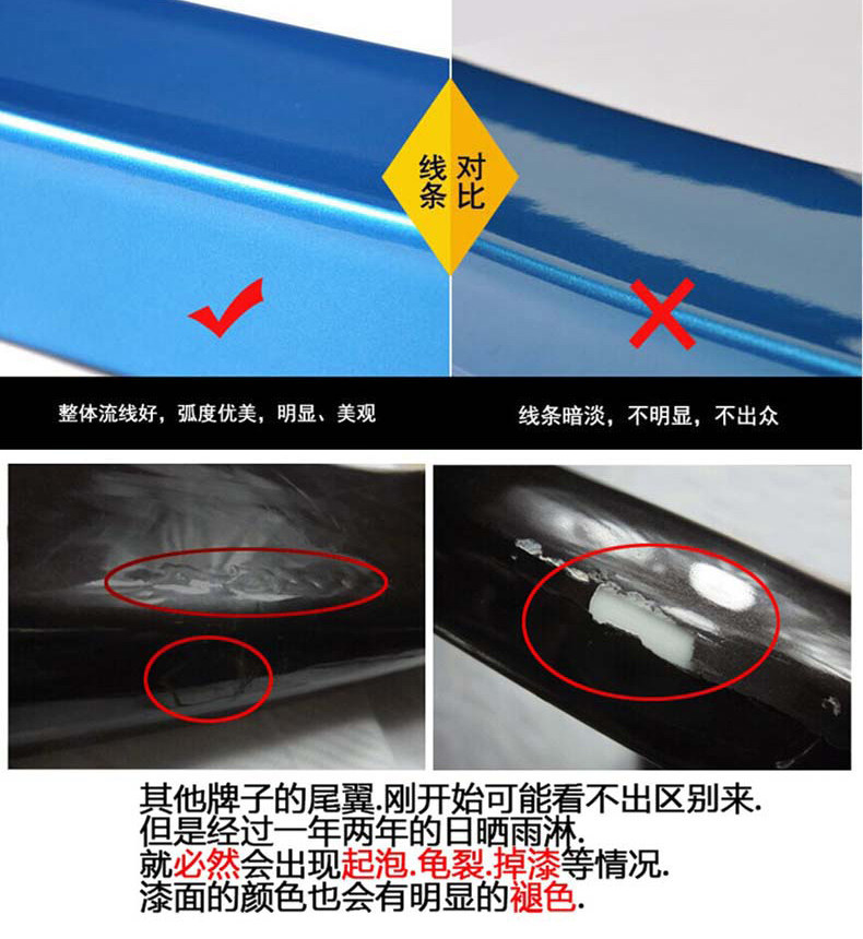 Xpeng X9 Rear Wing 2024-2026 Model Xpeng X9 Extended Range Version Modified Roof Wing No-Drill Wind Deflector Car Spoiler