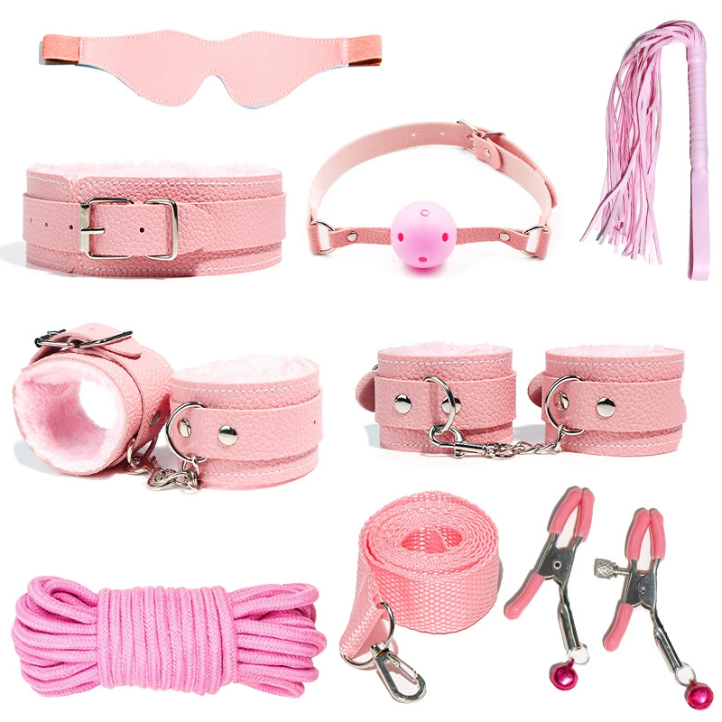 Bondage Kit — Plush SM Set, 6–20 Piece Options, Adult BDSM Accessories