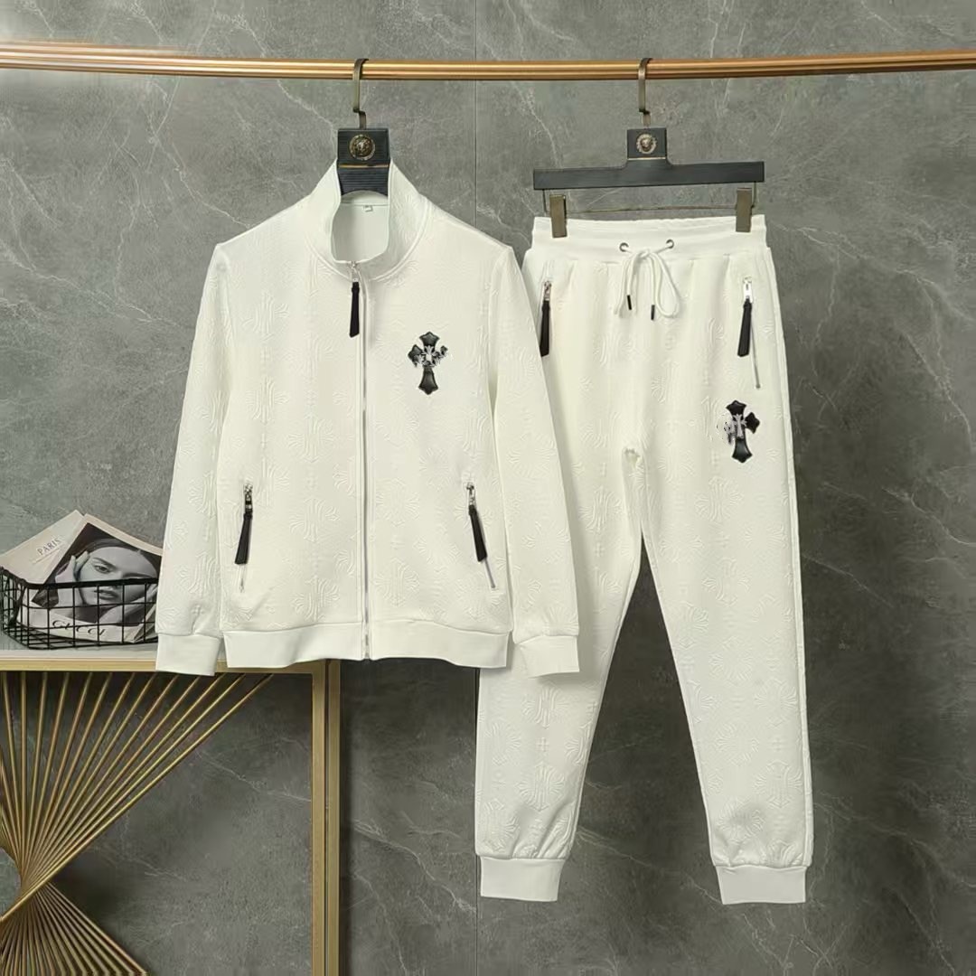 25 años de otoño y invierno de alta calidad nuevo estilo P casa marca de moda cardigan casual suéter deportivo conjunto de parejas