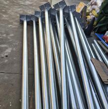 厂家供应交通指示牌立杆 路标牌单立柱标杆 可定法兰厚度