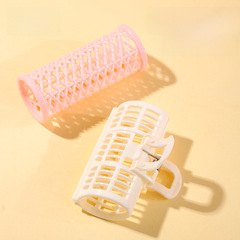 LMLTOP 塑料捲髮筒2個裝 劉海捲髮夾 雙層通風捲髮器美妝工具