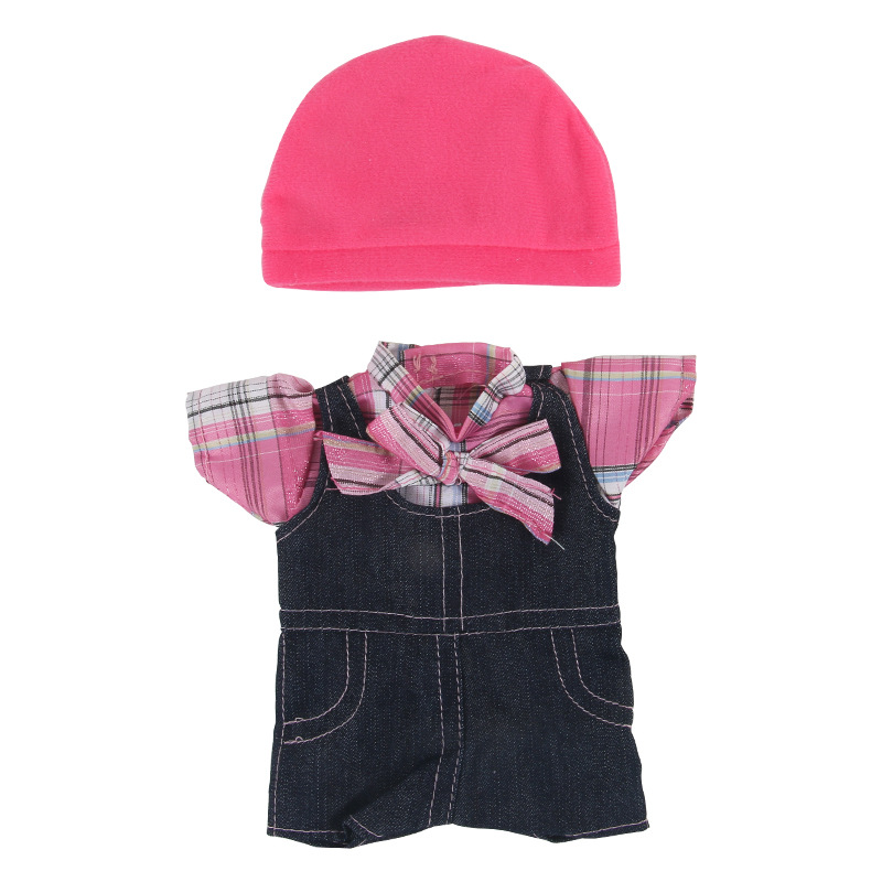Fábrica directa moda 36cm vinilo simulación muñeca ropa 14 pulgadas niños y niñas ropa transfronteriza exclusiva