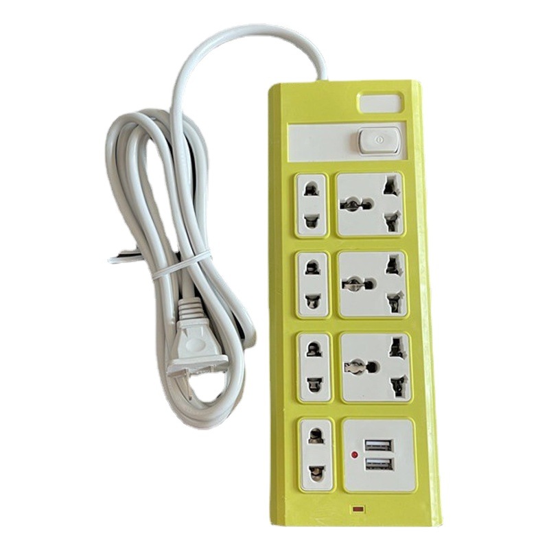 Suministro directo de fábrica exportación Laos Tailandia Comercio exterior fila enchufe parche placa multi-interruptor USB socket estándar europeo al por mayor