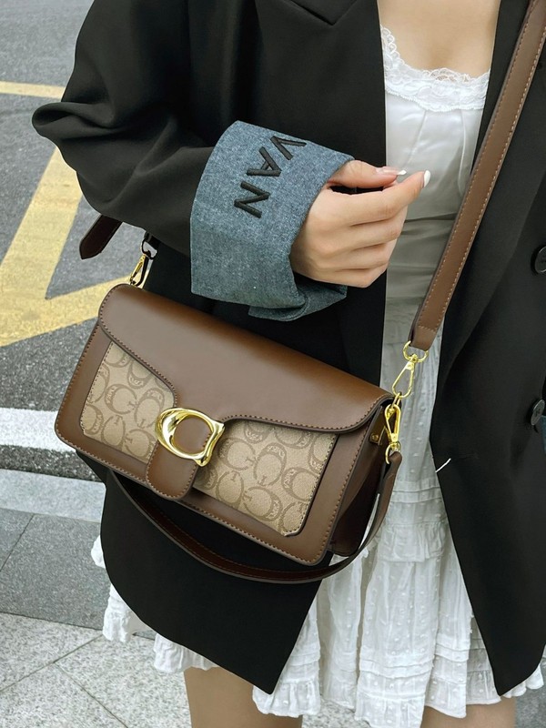 时尚印花小方包包女2025新款复古腋下包高级感单肩斜挎包一件代发|undefined
