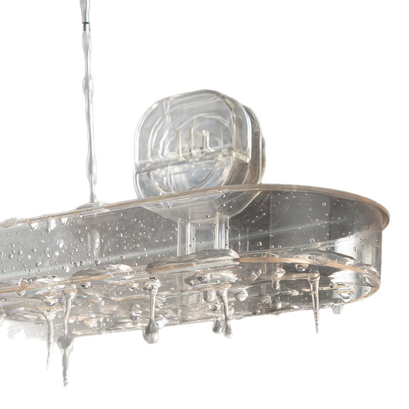 Ventura sin perforación de grifo estante de almacenamiento tipo pared lavabo de baño lavabo marco de almacenamiento de drenaje hueco