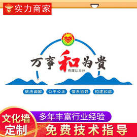 文化墙PVC雕刻UV画面党建校园医院公司励志装饰墙定制立体雕刻