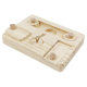 Wooden hamster feeder Golden Bear hamster snack wooden tray household pet supplies hidden foraging toys