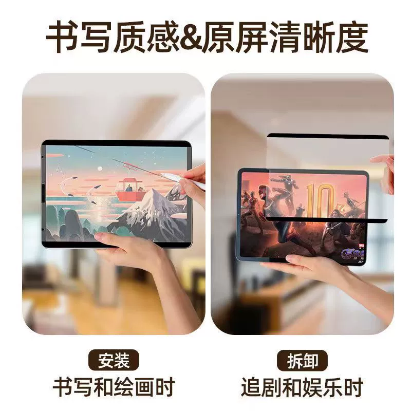 Защитная пленка на магнитную бумагу для iPad демонтажа AIR5 планшет 2021 IPADPRO2022 10-го поколения 10th generation AIR4/3