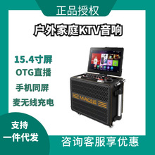 曼龙户外视频点歌一体机带显示屏家用唱歌直播便携移动广场舞音箱
