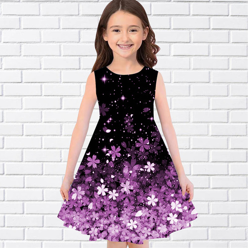 E-commerce Personalized and Beautiful Princess Dress with 3D Printing for Older Children - Cute and Elegant Princess Dress